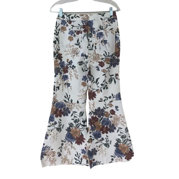 Free People Youthquake Crop Flare Jeans Ivory Combo Size 28 - Picture 6 of 7